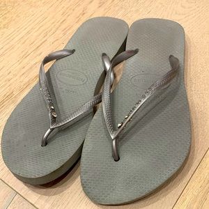 Havaianas slim flip flop rhinestone 7 8